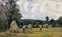 Pissarro, Camille - The Harvest at Montfoucault